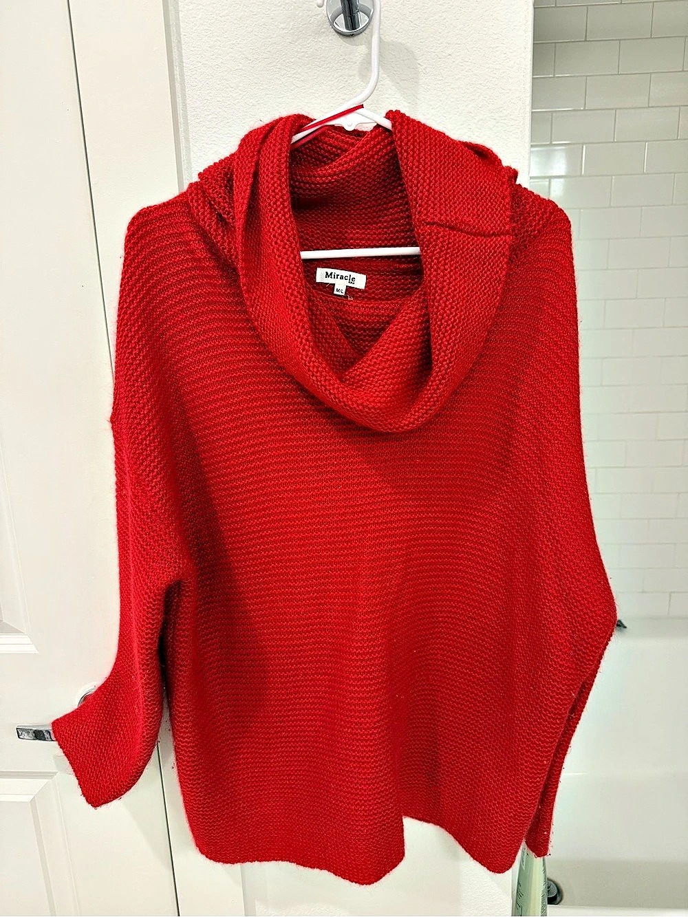 Miracle Red Oversized Sweater